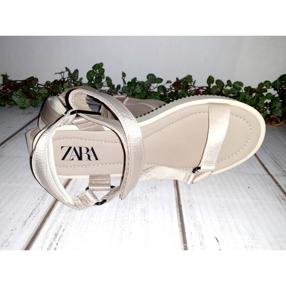 Zara Velcro Strap Platform Sandals - Picture 13 of 16